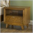 ADD TO YOUR SET: Modus Furniture Trellis One Drawer Charge Station Nightstand in Pecan