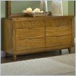 ADD TO YOUR SET: Modus Furniture Trellis Six Drawer Dresser in Pecan