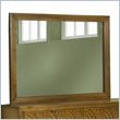 ADD TO YOUR SET: Modus Furniture Trellis Landscape Mirror in Pecan
