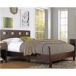 ADD TO YOUR SET: Modus Furniture Riva Platform Bed in Chocolate Brown
