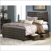 Modus Furniture Contour Two Drawer Storage Bed in Ebony