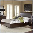 ADD TO YOUR SET: Modus Furniture Legend Wood Platform Bed in Chocolate Brown
