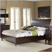 Modus Furniture Legend Wood Platform Bed in Chocolate Brown