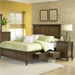 ADD TO YOUR SET: Modus Furniture Paragon Four Drawer Storage Bed in Truffle 