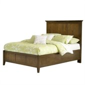 Modus Furniture Paragon Panel Bed in Truffle 