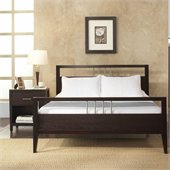 Modus Nevis Tropical Mahogany Platform Bed 3 Piece Bedroom Set