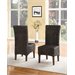 Modus Furniture Meadow WickerParson Dining Chair in Brick Brown (Set of 2)