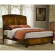 ADD TO YOUR SET: Modus Brighton Wood Low Profile Sleigh Bed in Cinnamon Finish