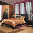 ADD TO YOUR SET: Modus Nevis Tropical Mahogany Low Profile Sleigh Bed in Espresso