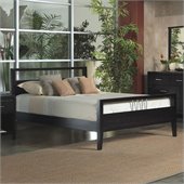 Modus Nevis Tropical Mahogany Modern Platform Bed in Espresso