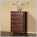 Modus Newport 5 Drawer Chest in Cordovan Finish