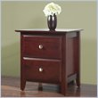 ADD TO YOUR SET: Modus Newport 2 Drawer Nightstand in Cordovan