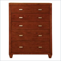 Modus Hudson 5 Drawer Chest in Rich Mocha Finish by Modus Furniture International