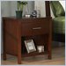 Modus Nevis 1 Drawer Nightstand in Spice