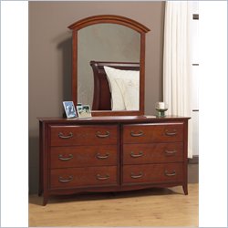 Modus Santa Barbara  6 Drawer Double Dresser in Rustic Sable