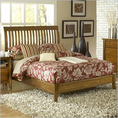Modus Furniture City II Rake Bed in Pecan