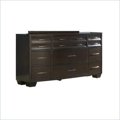 Modus Furniture Contour Nine Drawer Dresser in Ebony 