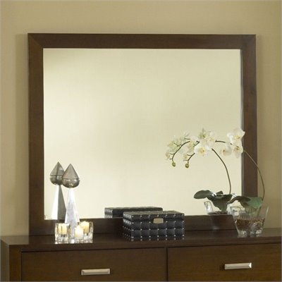 Modus Furniture Riva Mirror in Chocolate Brown