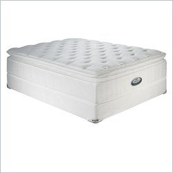 Simmons Beautyrest World Class L 200 Ballmer Visco Pillow Top Plush Mattress Set by Simmons