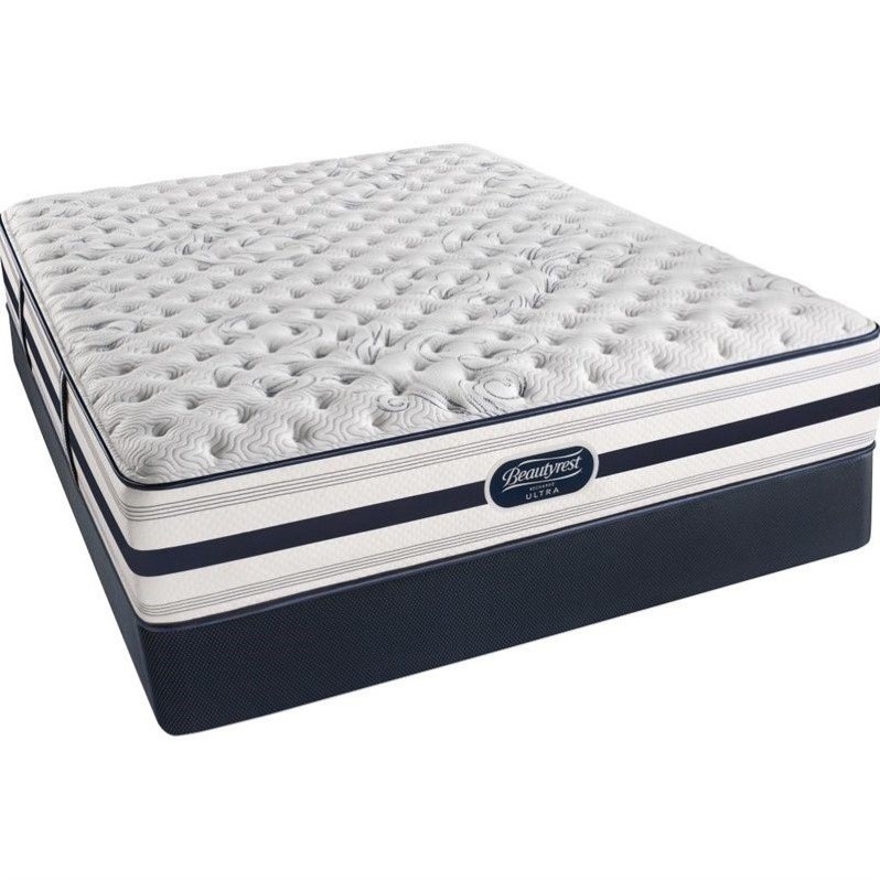 Beautyrest Recharge Ultra Bay City Extra Firm Mattress Set-Full / Low Profile