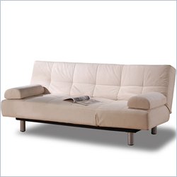 Lifestyle Solutions Casual Convertibles Aruba Convertible Sofa in Oyster