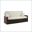 Lifestyle Solutions Fashion Hardwood Barbados Futon Frame in Espresso