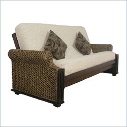 Lifestyle Solutions Fashion Hardwood Martinique Convertible Futon in Java