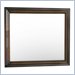 Lifestyle Solutions Hailey Wall Mirror in Antique Walnut