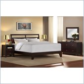 Lifestyle Solutions Dominique 5 Piece Bedroom Set in Cappuccino