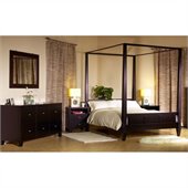 Lifestyle Solutions Wilshire 5 Piece Bedroom Set in Cappuccino