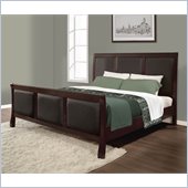 Lifestyle Solutions Princeton Platform Bed in Twilight Cherry
