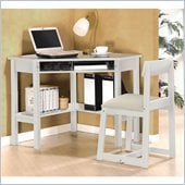 Lifestyle Solutions Cambridge Desk and Chair Set  in Classic White