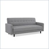 Lifestyle Solutions Serta Dream Convertible Sofa in Valerie Ash Fabric