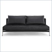 Lifestyle Solutions Marquee Denmark Convertible Sofa in Obsidian Black