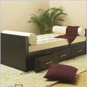 Lifestyle Solutions Barbados Full Daybed Mattress and Bolster Pillows Set