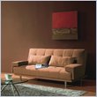 Lifestyle Solutions Van Ness Convertible Sofa in Khaki