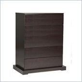 Lifestyle Solutions Zurich 5 Drawer Chest in Cappuccino Finish