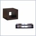 Lifestyle Solutions Barbados Coffee Table and End Table Set in Cappuccino