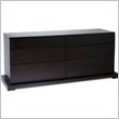 ADD TO YOUR SET: Lifestyle Solutions Zurich 6 Drawer Double Dresser in Cappuccino
