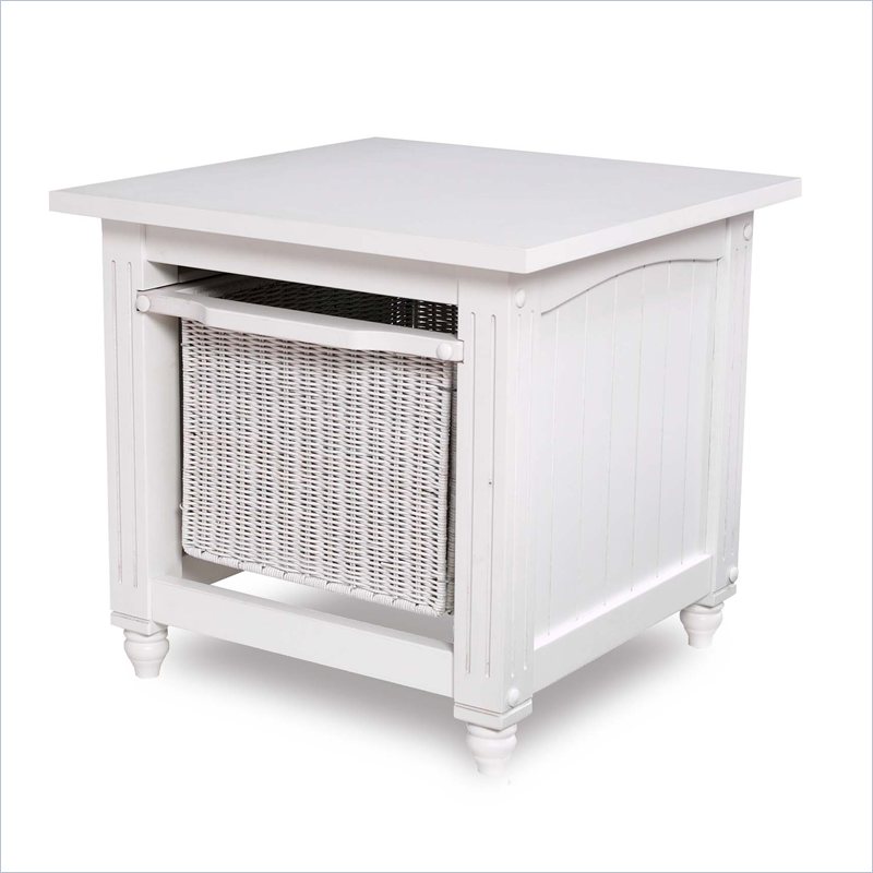 Lifestyle Solutions Cottage End Table Satin White