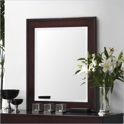 Lifestyle Solutions 588V Series Vertical Mirror in Cappuccino