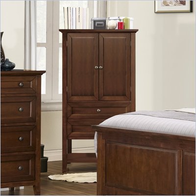 Lifestyle Solutions 890PI Series Jewelry Armoire in Brandy