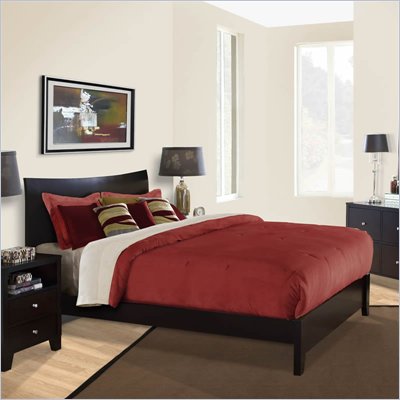 Lifestyle Solutions Canova Platform Bed in Cappuccino