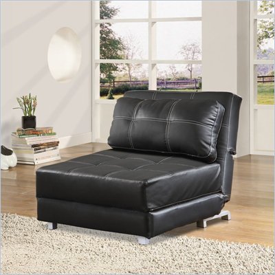 Lifestyle Solutions Casual Convertibles Cuba Faux Leather Convertible Chair