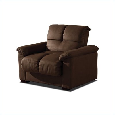 Lifestyle Solutions Meridian Casual Convertible Chair in Java