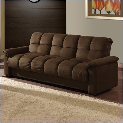 Lifestyle Solutions Meridian Casual Convertible Sofa in Java
