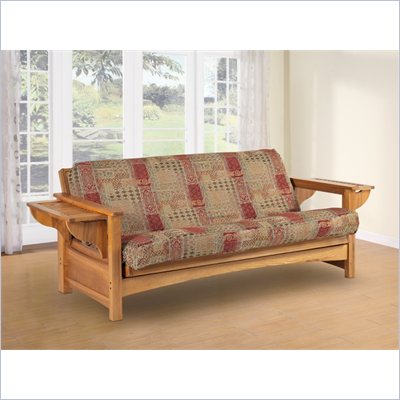 LifeStyle Solutions Townsend Solid Oak Futon Frame