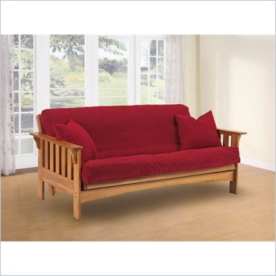 LifeStyle Solutions Tahoe Solid Oak Futon Frame