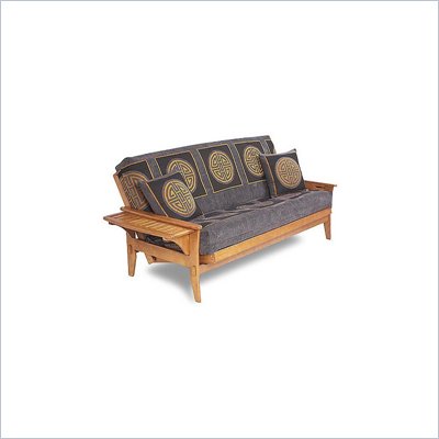 Lifestyle Solutions Fashion Hardwood Santa Cruz Full Size Futon Frame