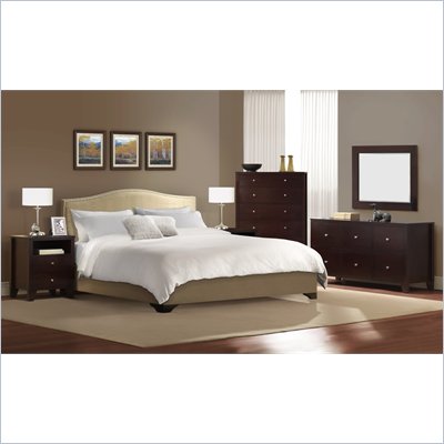Lifestyle Solutions Magnolia Platform Bed 5 Piece Bedroom Set